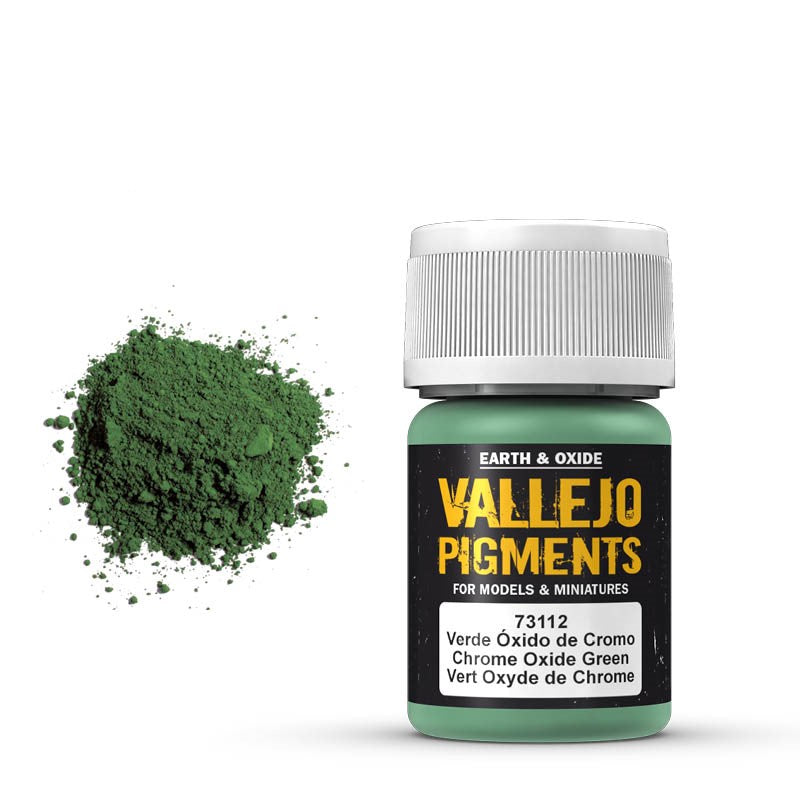 Vallejo Pigments: Chrome Oxide Green-Pigment-Ashdown Gaming