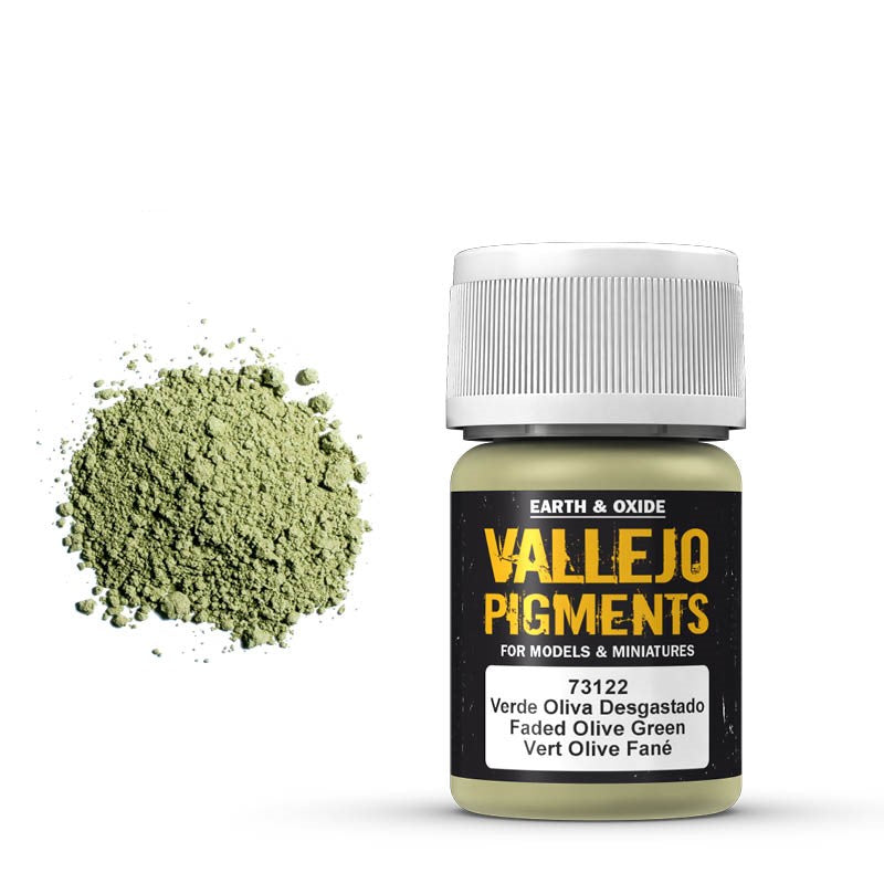 Vallejo Pigments: Faded Olive Green-Pigment-Ashdown Gaming