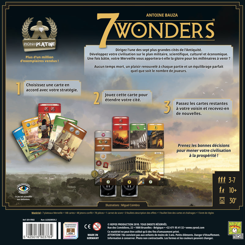 7 Wonders 2nd Edition-Board Game-Ashdown Gaming