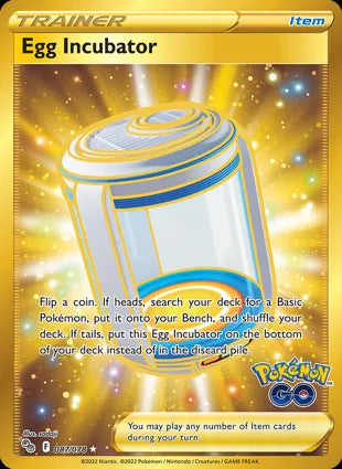Pokémon TCG: Pokemon GO - 087 Egg Incubator-Collectible Trading Cards-Ashdown Gaming