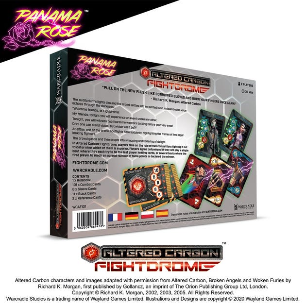 Fightdrome: Panama Rose-Board Games-Ashdown Gaming