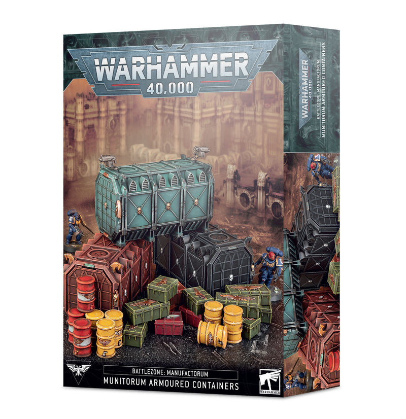 Warhammer 40,000 - Munitorum Armoured Containers-Boxed Set-Ashdown Gaming