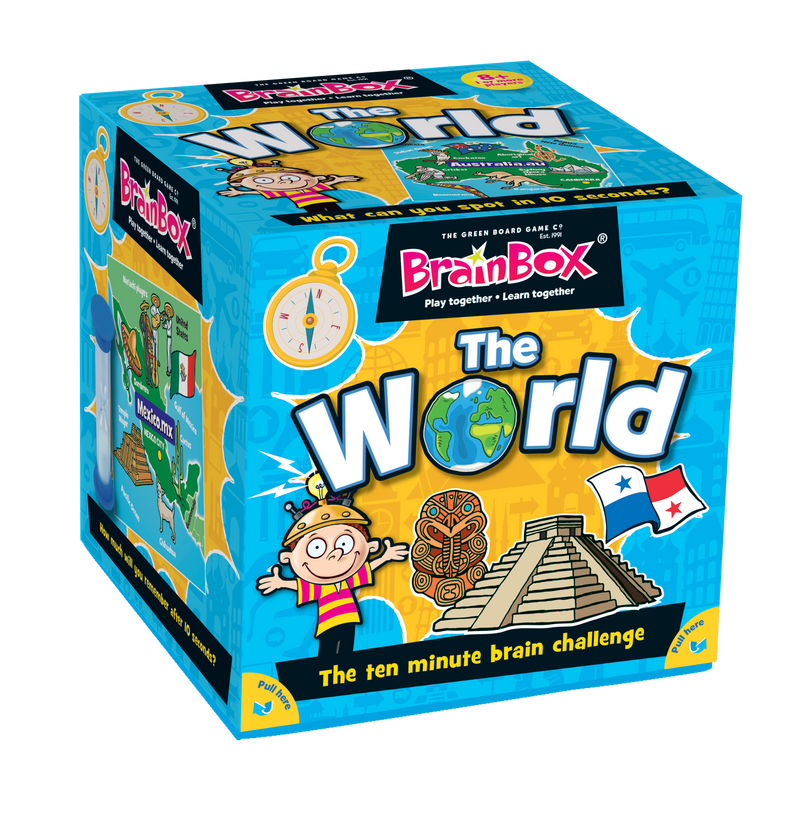 BrainBox The World-Board Game-Ashdown Gaming