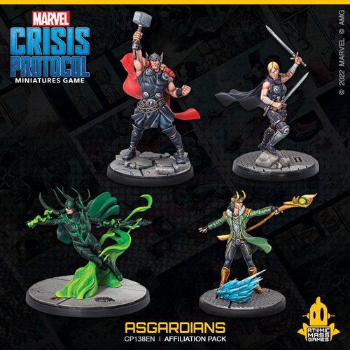 Marvel Crisis Protocol - Asgardian Affiliation Pack-Ashdown Gaming