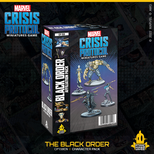 Marvel Crisis Protocol - Black Order Affiliation Pack-Ashdown Gaming