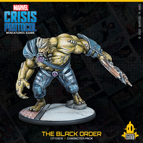 Marvel Crisis Protocol - Black Order Affiliation Pack-Ashdown Gaming