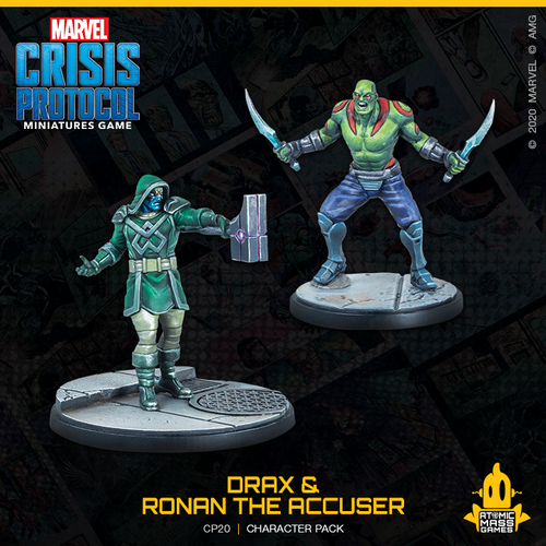 Marvel Crisis Protocol: Drax and Ronan the Accuser-Unit-Ashdown Gaming
