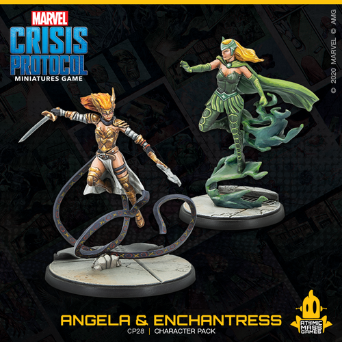 Marvel Crisis Protocol: Angela and Enchantress-Unit-Ashdown Gaming