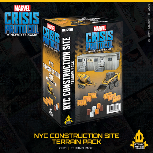 Marvel Crisis Protocol: NYC Construction Site Terrain Expansion-Terrain-Ashdown Gaming