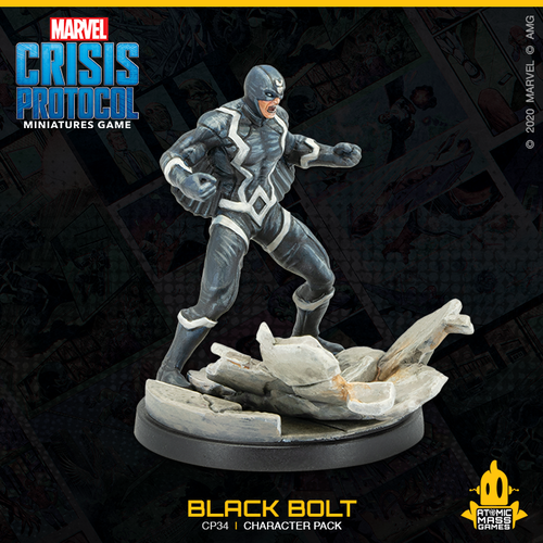 Marvel Crisis Protocol: Black Bolt and Medusa-Boxed Set-Ashdown Gaming