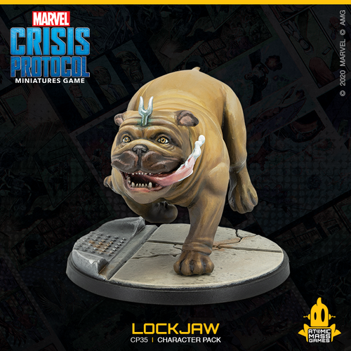 Marvel Crisis Protocol: Crystal and Lockjaw-Boxed Set-Ashdown Gaming