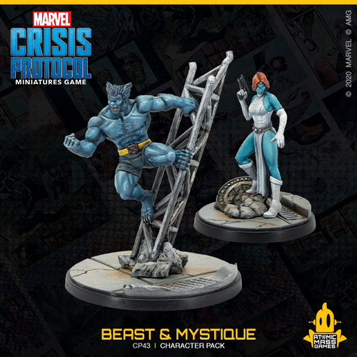 Marvel Crisis Protocol: Mystique and Beast-Unit-Ashdown Gaming