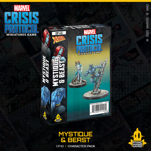 Marvel Crisis Protocol: Mystique and Beast-Unit-Ashdown Gaming