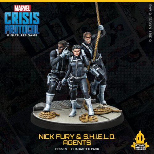 Marvel Crisis Protocol: Nick Fury and S.H.I.E.L.D Agents-Unit-Ashdown Gaming