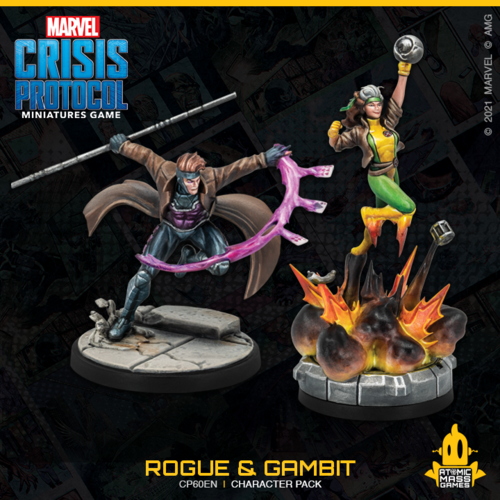 Marvel Crisis Protocol - Gambit and Rogue-Ashdown Gaming