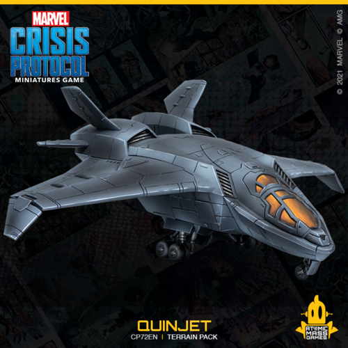 Marvel Crisis Protocol: Quinjet Terrain Pack-Box Set-Ashdown Gaming