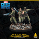 Marvel Crisis Protocol - Nick Fury, Sr. and Howling Commandos-Ashdown Gaming
