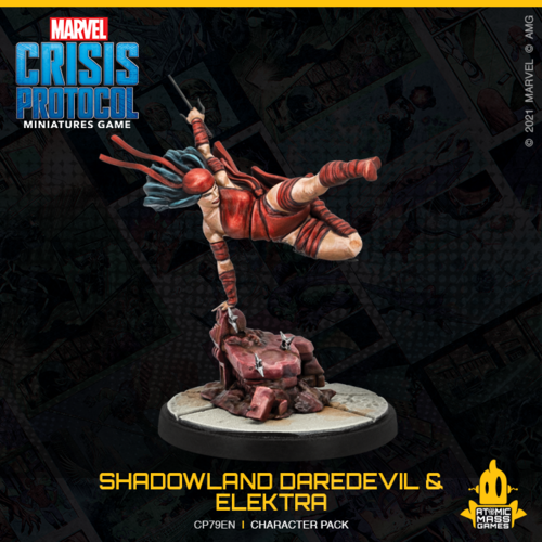 Marvel Crisis Protocol: Shadowland Daredevil and Elektra-Unit-Ashdown Gaming