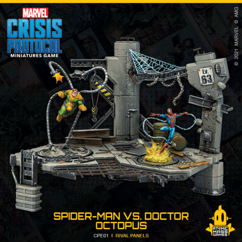 Marvel Crisis Protocol: Spiderman vs Doctor Octopus-Boxed Set-Ashdown Gaming