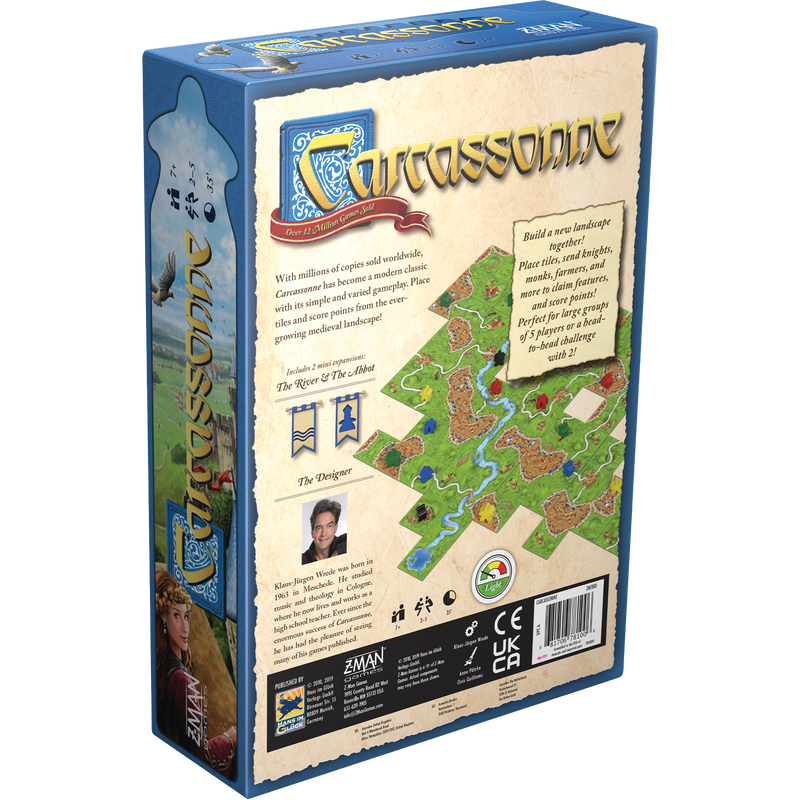 Carcassonne (2015 Edition)-Board Game-Ashdown Gaming