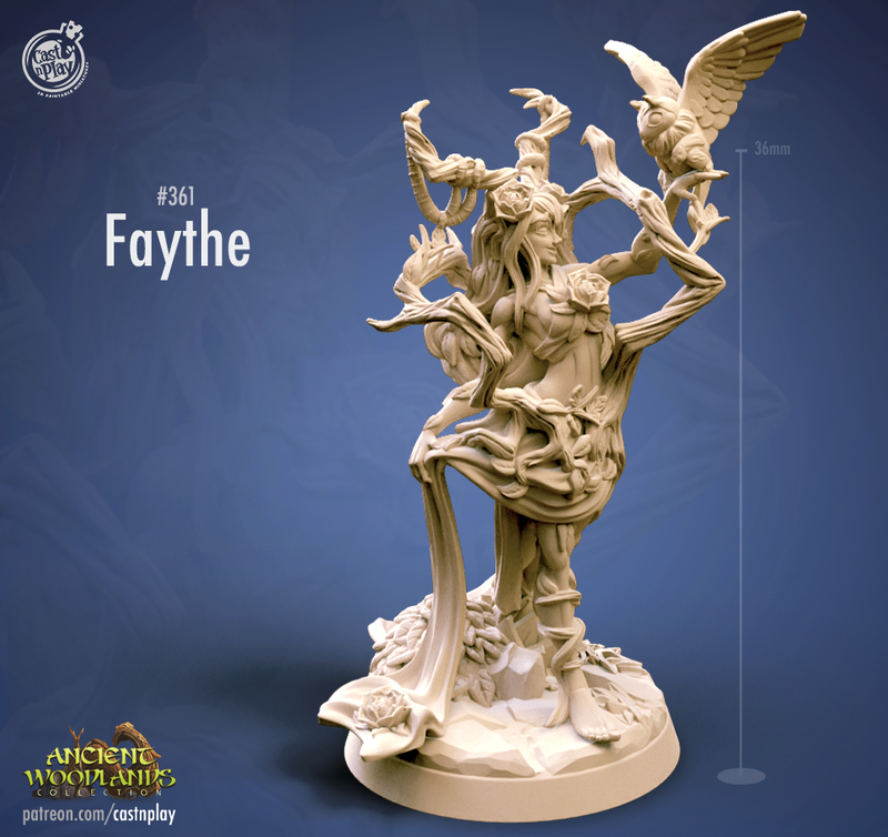 Cast 'n' Play 361: Faythe-3D Print-Ashdown Gaming