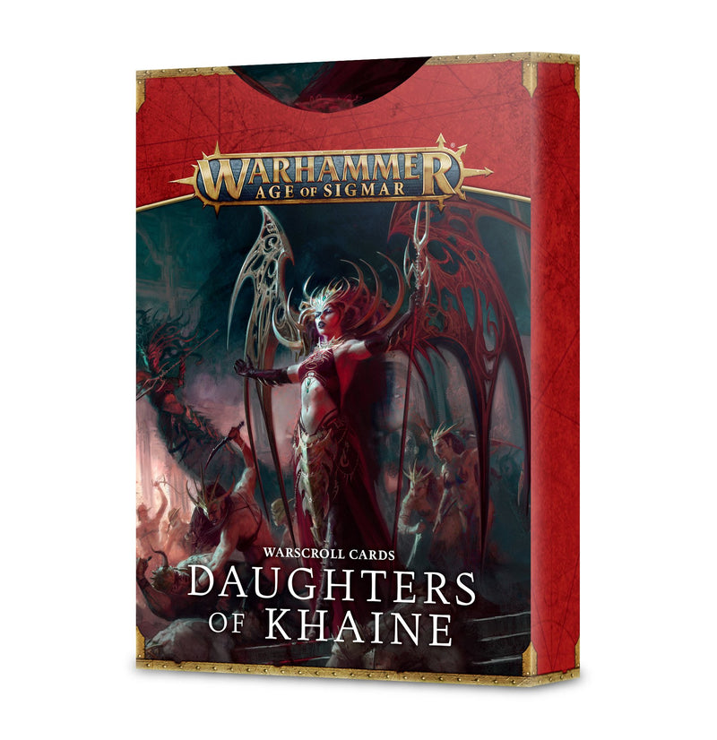 Daughters of Khaine - Warscroll Cards-Boxed Set-Ashdown Gaming