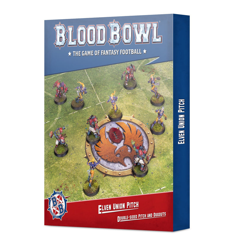 Blood Bowl: Elven Union Team Pitch and Dugouts-Boxed Set-Ashdown Gaming