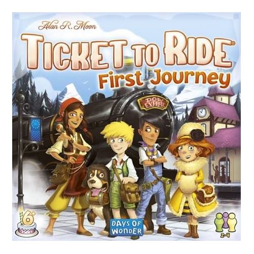 Ticket to Ride - First Journey Europe-Board Game-Ashdown Gaming