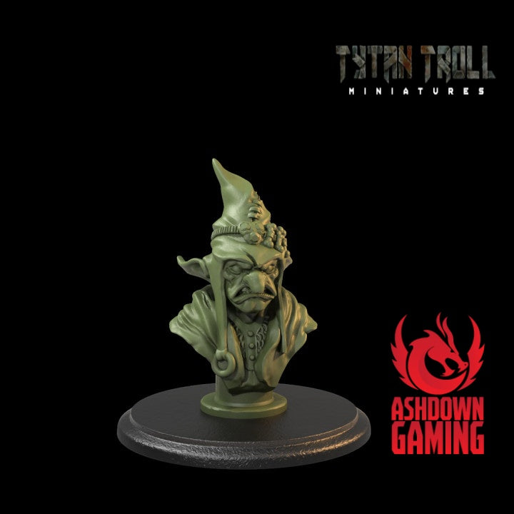 TytanTroll Miniatures: Goblin Wizard Bust-Bust-Ashdown Gaming