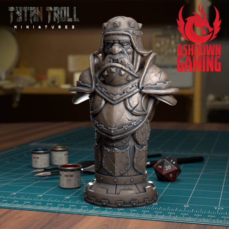 TytanTroll Miniatures - Human Rook-Miniature-Ashdown Gaming