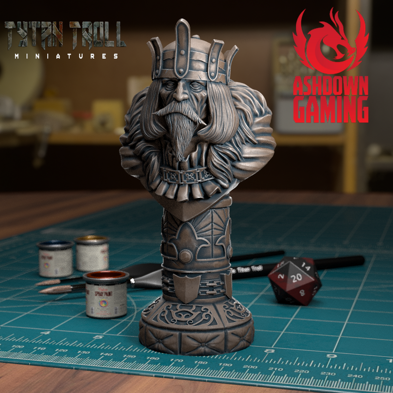TytanTroll Miniatures - Human King-Miniature-Ashdown Gaming