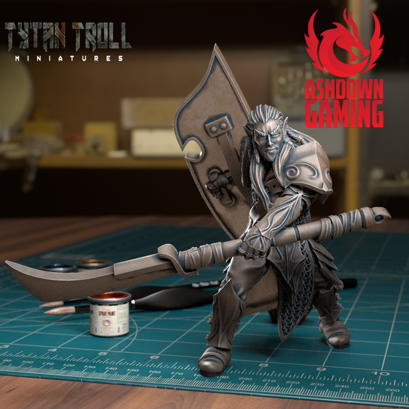 TytanTroll Miniatures - Elf Infantry Set-Miniature-Ashdown Gaming