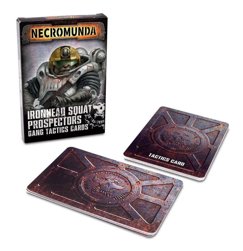 Necromunda - Ironhead Squat Prospectors Tactics Cards-Boxed Set-Ashdown Gaming