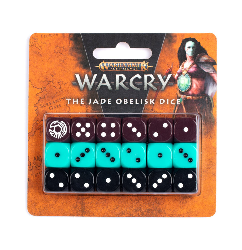 Warcry - Jade Obelisk Dice-Ashdown Gaming