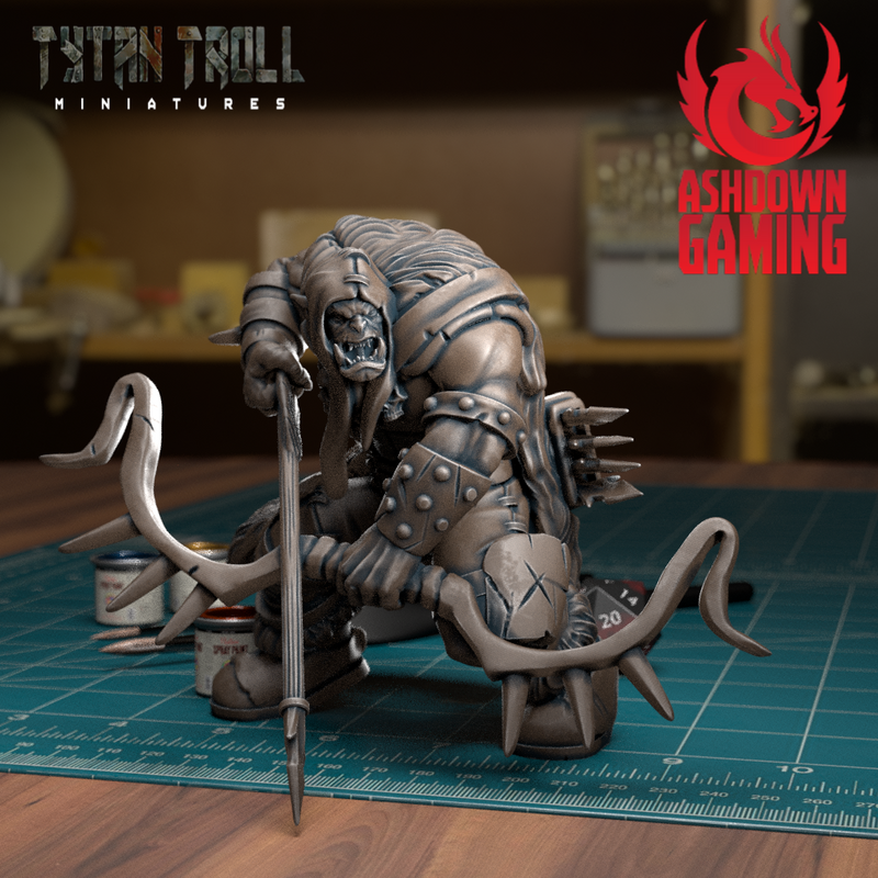TytanTroll Miniatures - Orc Bowman-Miniature-Ashdown Gaming