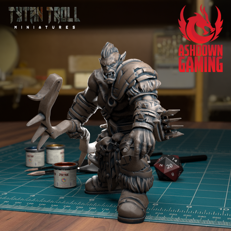 TytanTroll Miniatures - Orc Bowman 2-Miniature-Ashdown Gaming