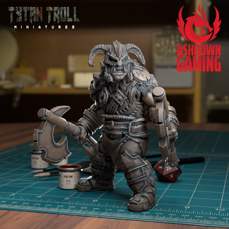 TytanTroll Miniatures - Orc Chief-Miniature-Ashdown Gaming