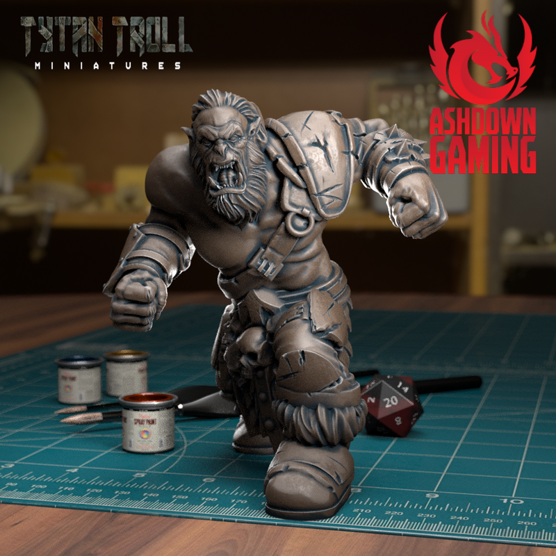 TytanTroll Miniatures - Orc Unarmed-Miniature-Ashdown Gaming