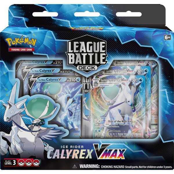 Pokémon TCG: Shadow Rider Calyrex VMAX or Ice Rider Calyrex VMAX League Battle Deck-Ashdown Gaming