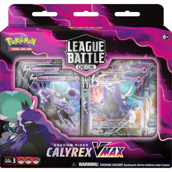 Pokémon TCG: Shadow Rider Calyrex VMAX or Ice Rider Calyrex VMAX League Battle Deck-Ashdown Gaming