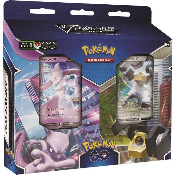 Pokémon TCG: Pokemon Go! Mewtwo vs Melmetal V Battle Deck Bundle-Ashdown Gaming