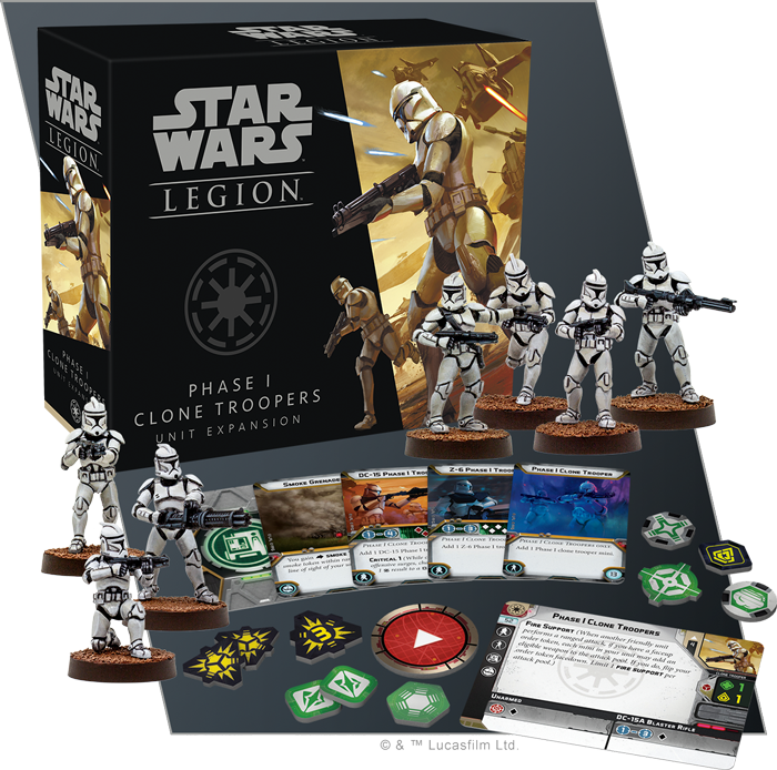 Star Wars Legion: Phase 1 Clone Troopers Unit Expansion-Unit-Ashdown Gaming