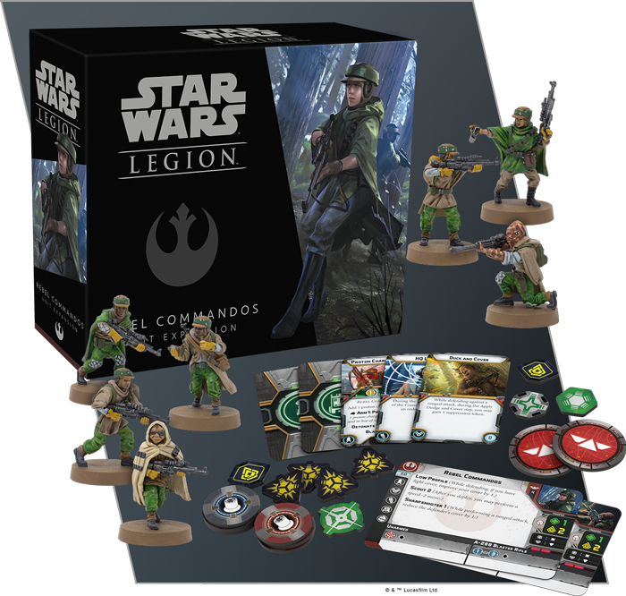 Star Wars Legion: Rebel Commandos Unit Expansion-Unit-Ashdown Gaming