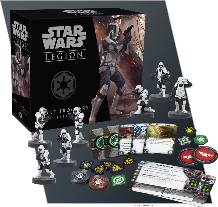 Star Wars Legion: Imperial Scout Troopers Unit Expansion-Unit-Ashdown Gaming