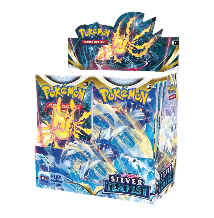 Pokemon TCG: Sword and Shield 12 Silver Tempest Booster Box-Collectible Trading Cards-Ashdown Gaming