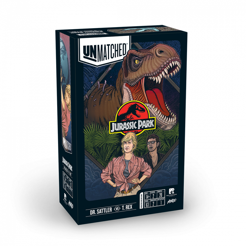 Unmatched - Dr Sattler Vs T-Rex-Board Games-Ashdown Gaming