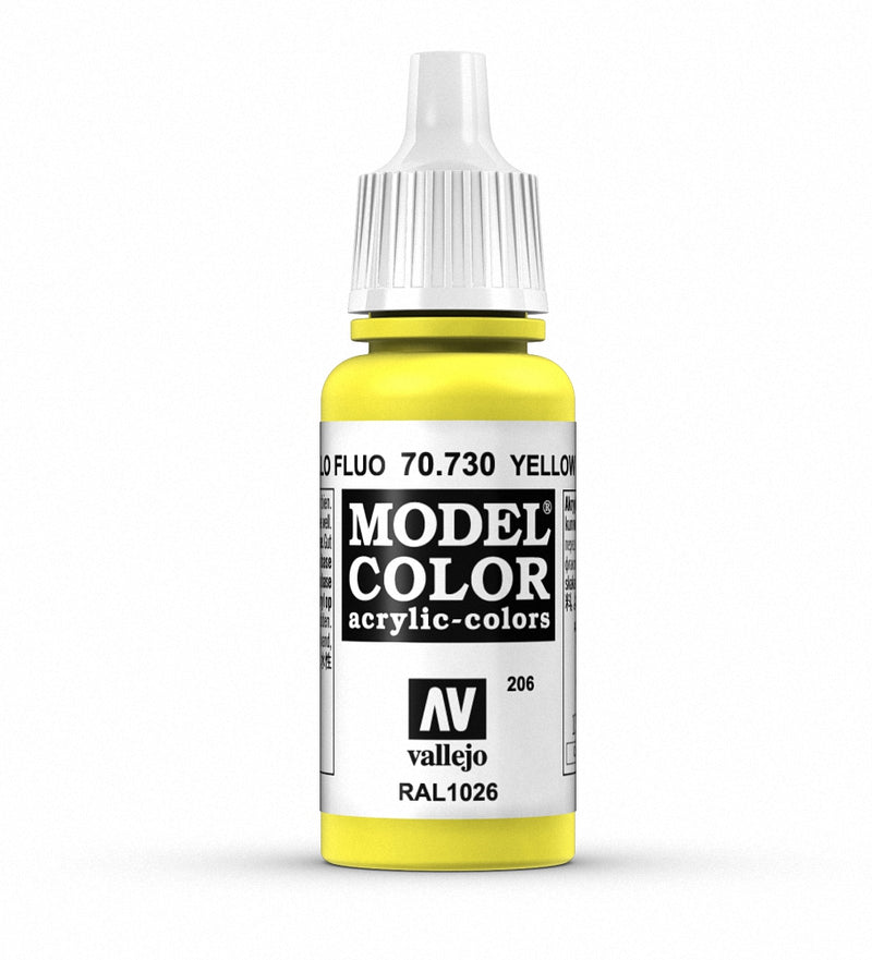 Vallejo Model Color: Fluorescent Yellow-Paint-Ashdown Gaming