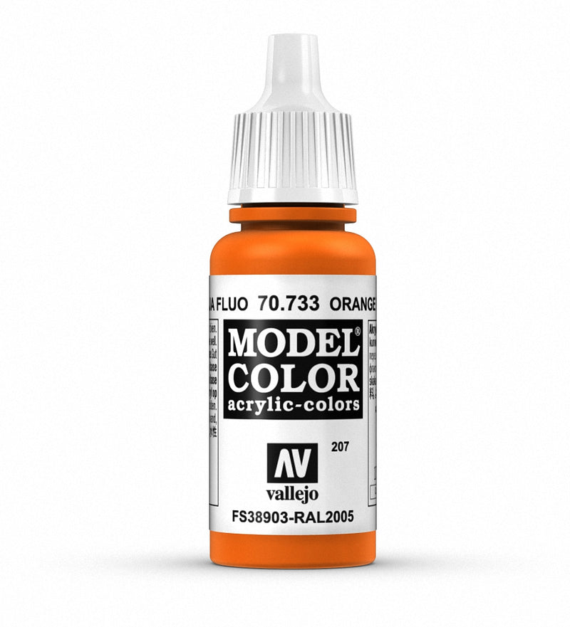 Vallejo Model Color: Fluorescent Orange-Paint-Ashdown Gaming