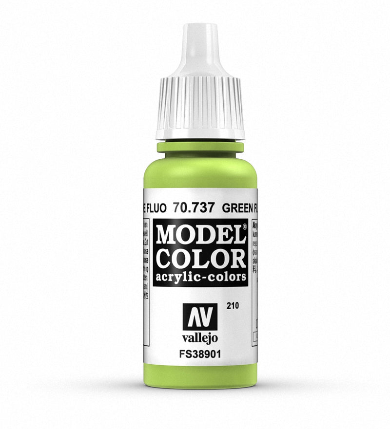 Vallejo Model Color: Fluorescent Green-Paint-Ashdown Gaming