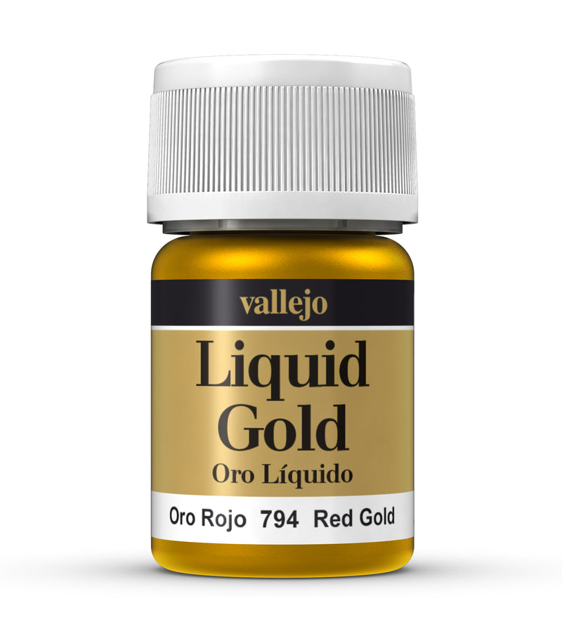 Vallejo Liquid Gold: Red Gold-Paint-Ashdown Gaming